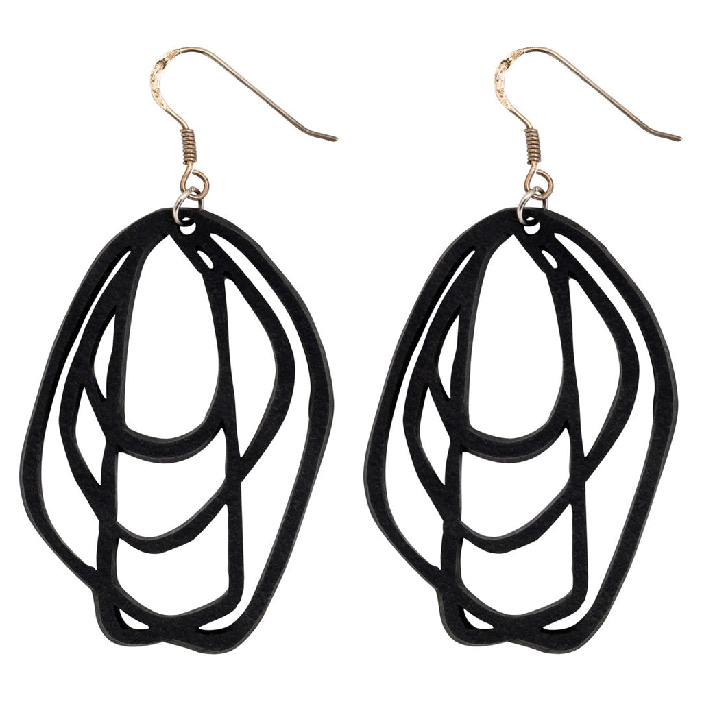 Orion Recycled Rubber Earrings