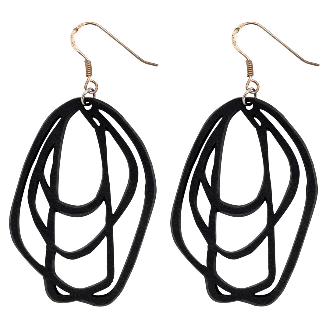 Orion Recycled Rubber Earrings